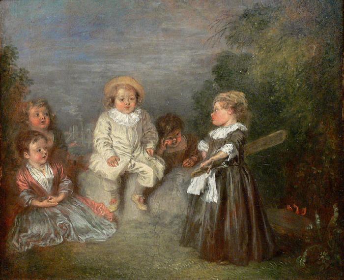 Jean antoine Watteau Happy Age. Golden Age oil painting picture